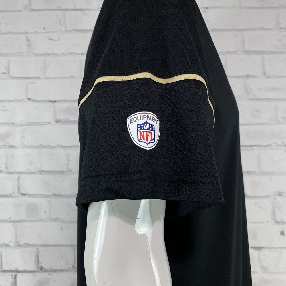 Nike Shirt Men's Extra Large Polo New Orleans Saints NFL Dri-Fit Training Polo - Picture 9 of 15